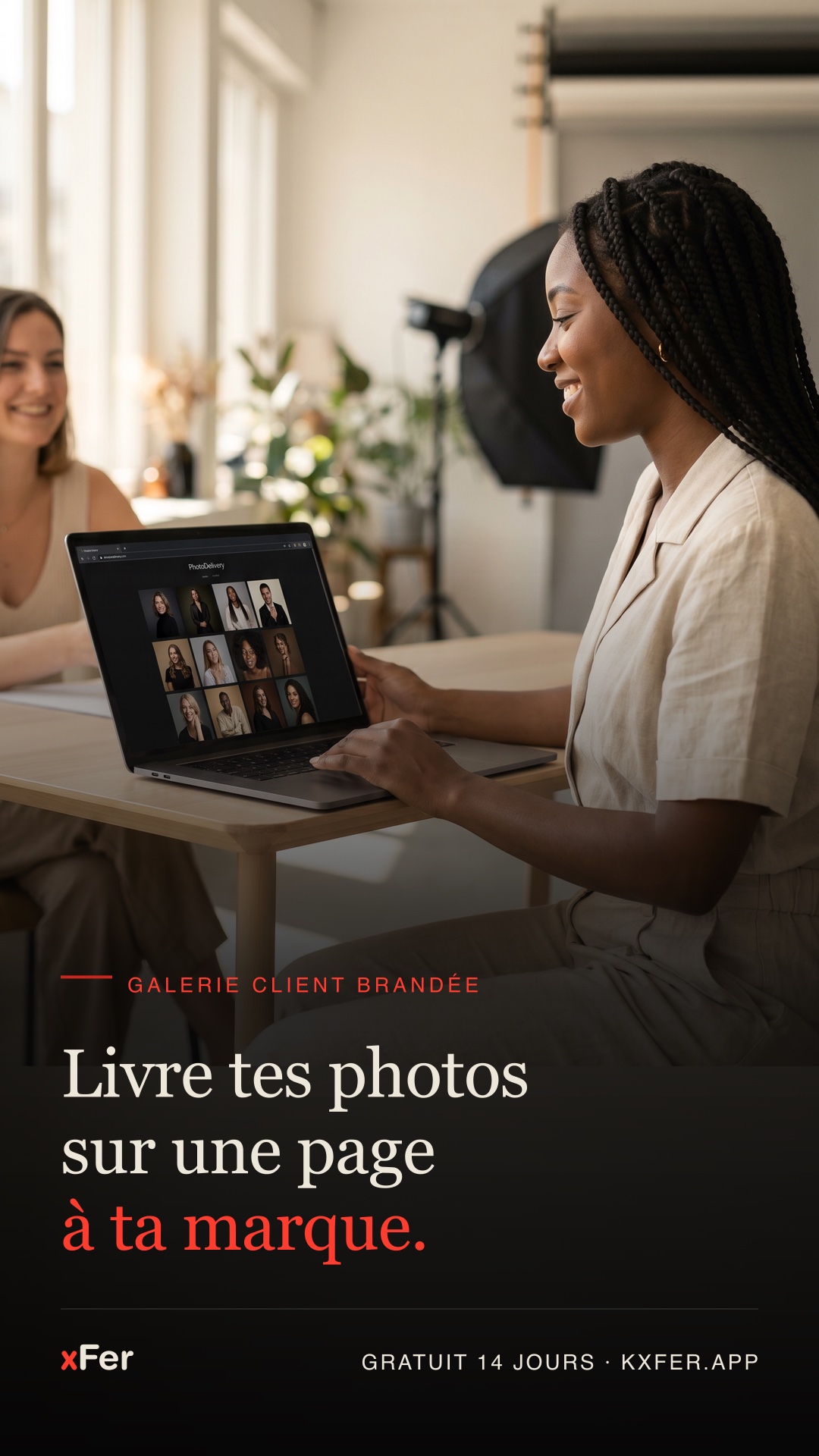 Livre tes photos sur une page à ta marque.