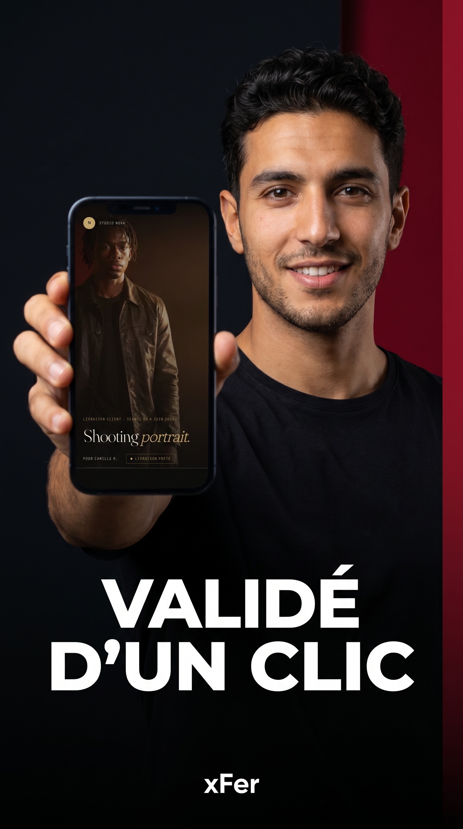 Validé d'un clic.